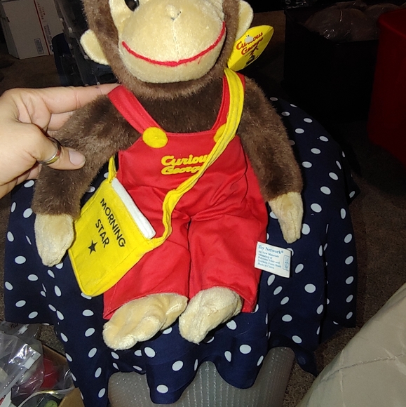 Curious George stuffed animal